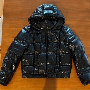 Lole Shiny Black Puffer Jacket